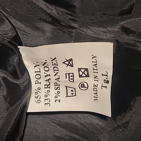 Italian, Sandra Ferrone, Black mid-length Dressy Coat - Picture 6 of 10